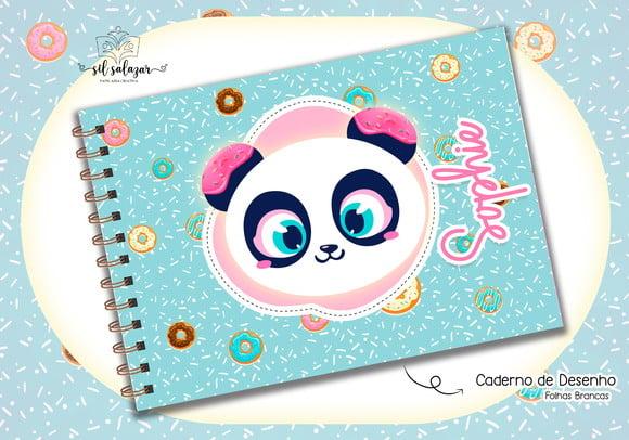 Caderno de Desenho - Panda Puket 02