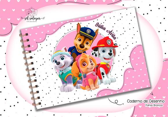 Caderno de Desenho - Patrulha Canina Menina 02