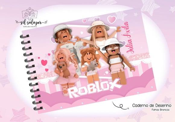Caderno de Desenho - Roblox Menina 02