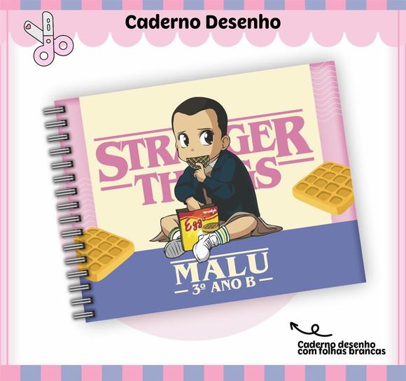 Caderno de Desenho - Stranger Things