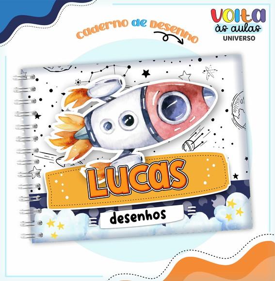 Caderno de Desenho - Universo