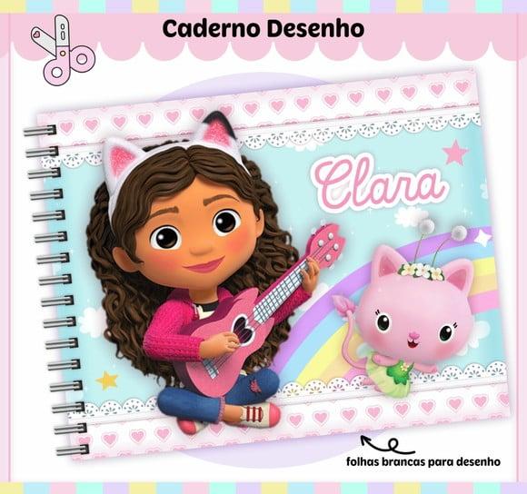 Caderno de Desenho- a Casa Mágica da Gaby