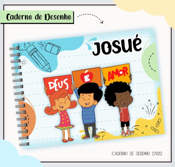 Caderno de Desenho- 3 Palavrinhas