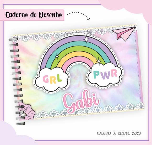 Caderno de Desenho - Vsco Girl
