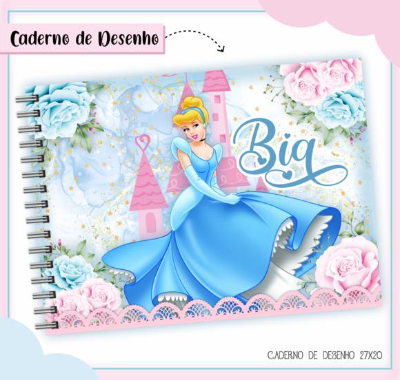 Caderno de Desenho- Cinderela