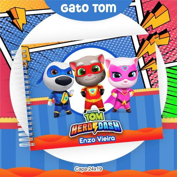 Caderno de Desenho- Gato Tom / Talking Tom