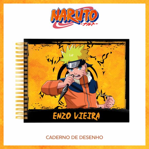 Caderno de Desenho- Naruto