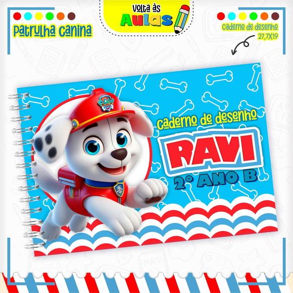 Caderno de Desenho- Patrulha Canina - Marshall