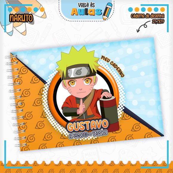 Caderno de Desenho- Naruto Kids