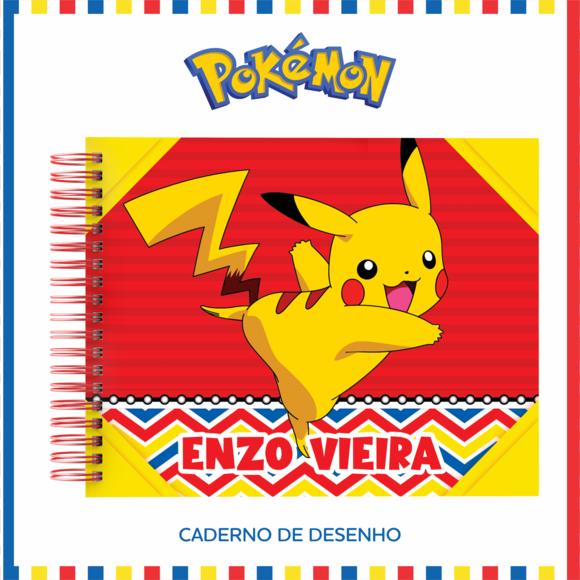 Caderno de Desenho- Pokemon