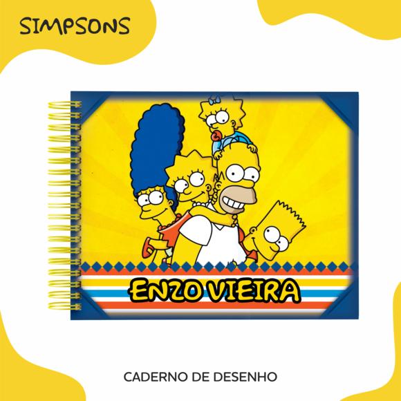 Caderno de Desenho- Simpsons