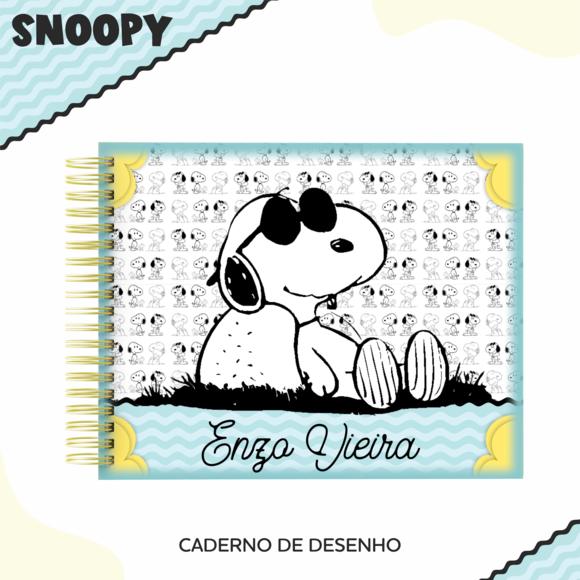 Caderno de Desenho- Snoopy