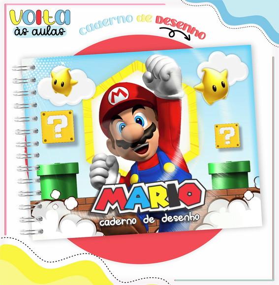 Caderno de Desenho- Super Mario 02