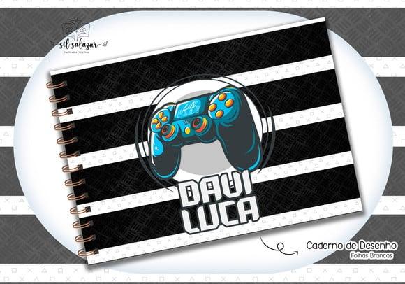 Caderno de Desenho- Video Game
