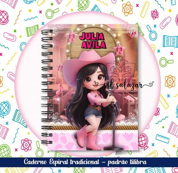 Caderno Espiral Tradicional - Boiadeira