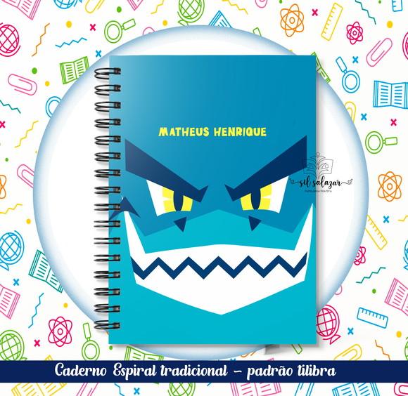 Caderno Espiral Tradicional - Shark Puket