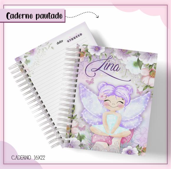 Caderno Pautado A5 - Fadinha
