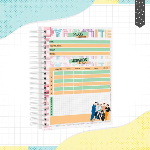 Caderno Pautado A5 - BTS