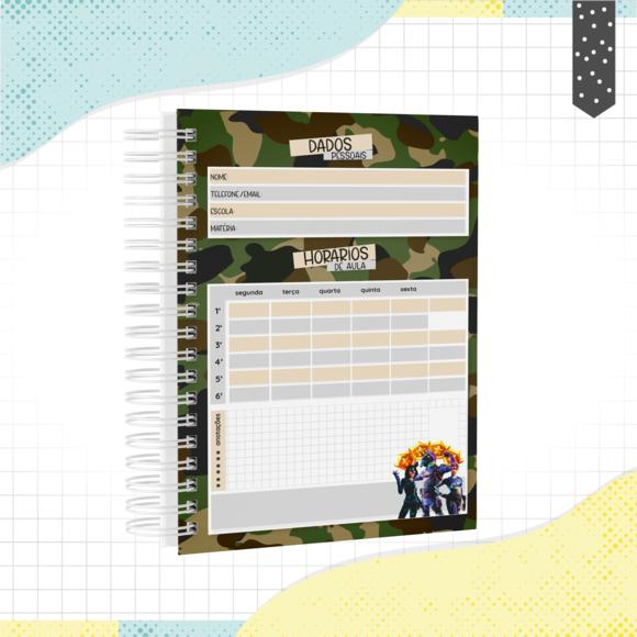 Caderno Pautado A5 - Fortnite