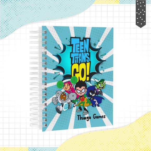 Caderno Pautado A5 - Jovens Titans