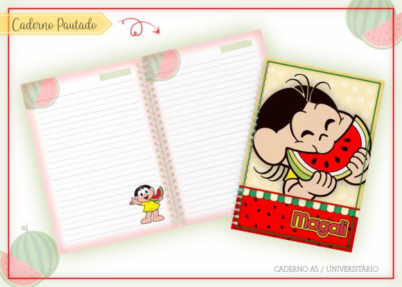 Caderno Pautado A5 - Magali