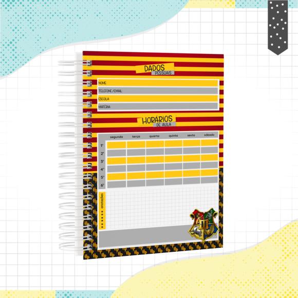 Caderno Pautado A5 - Harry Potter