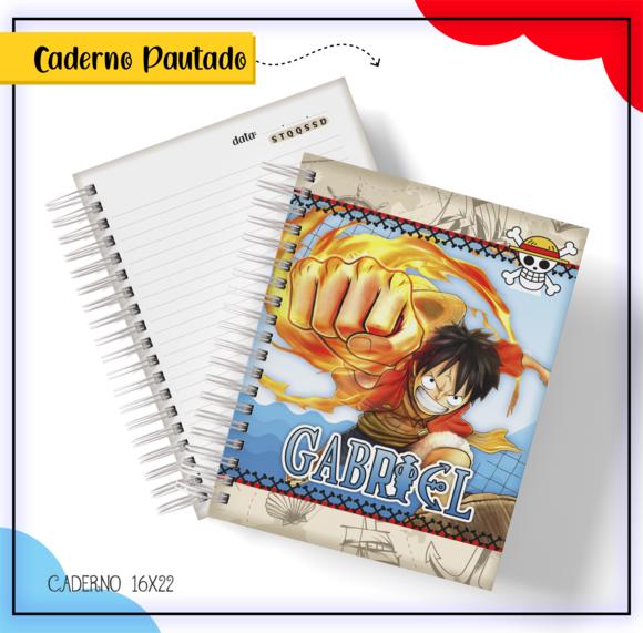 Caderno Pautado A5 - One Piece