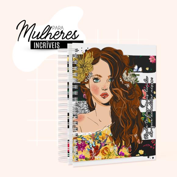 Caderno Personalizado - Coleção Acreditar - Mulher 02