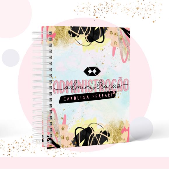 Caderno Universitário - Administração (10 matérias)