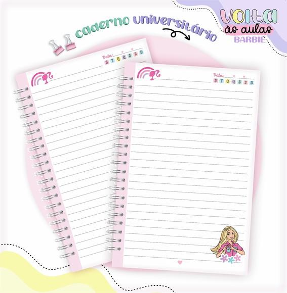 Caderno Universitário - Barbie 02