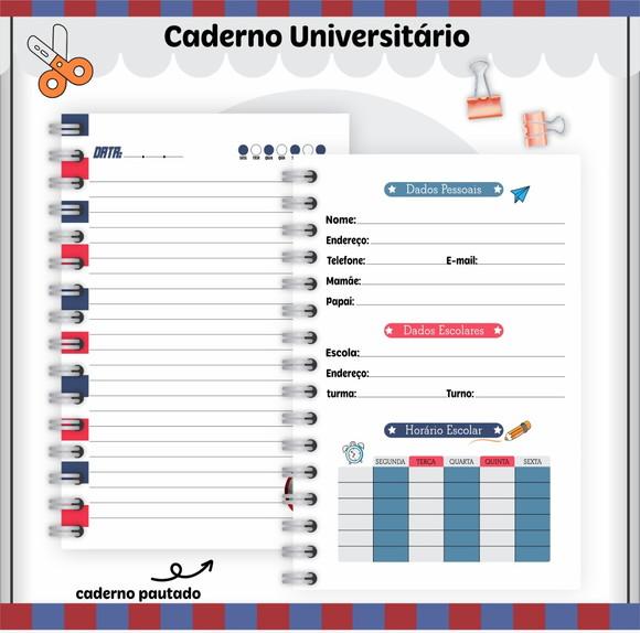 Caderno Universitário - Capitão America