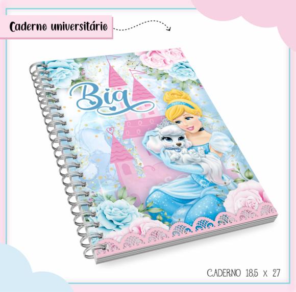 Caderno Universitário - Cinderela