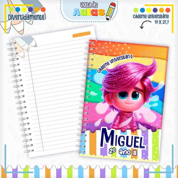 Caderno Universitário - Divertidamente Menino