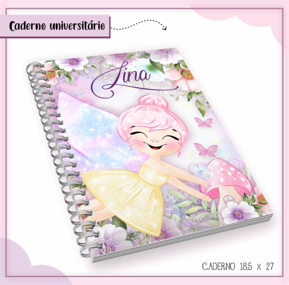Caderno Universitário - Fadinha