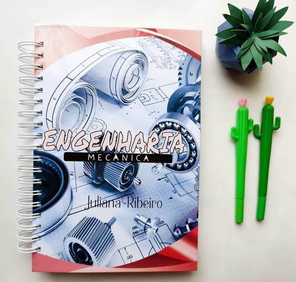 Caderno Universitário - Engenharia Mecânica (10 matérias)