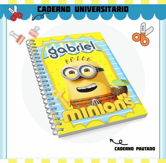 Caderno Universitário - Minions (96 Folhas)