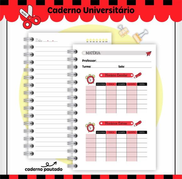 Caderno Universitário - Minnie 02