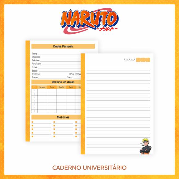 Caderno Universitário - Naruto