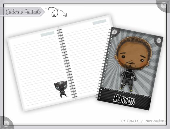 Caderno Universitário - Pantera Negra