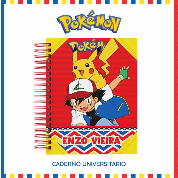 Caderno Universitário - Pokemon