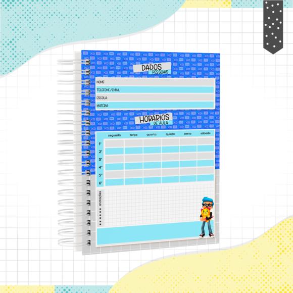 Caderno Universitário - Pk Xd Menino