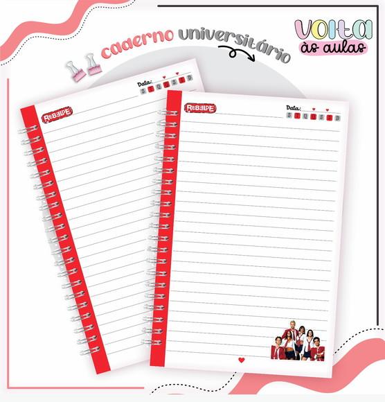 Caderno Universitário - Rebelde