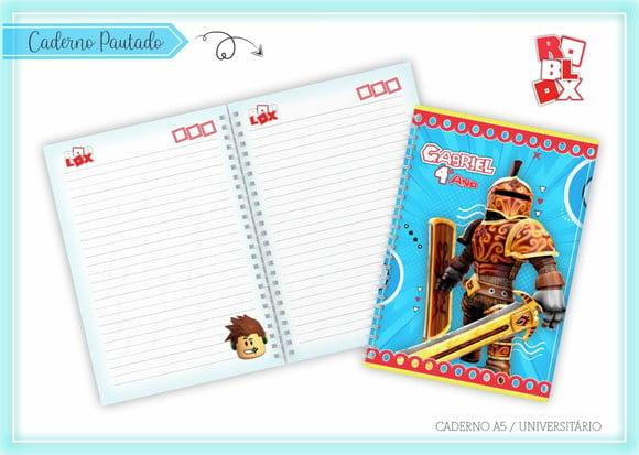 Caderno Universitário - Roblox
