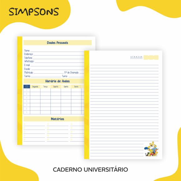 Caderno Universitário - Simpsons