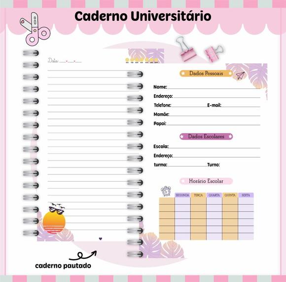Caderno Universitário - Tardezinha