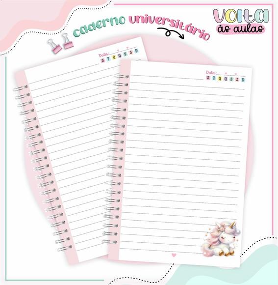 Caderno Universitário - Unicornio 02