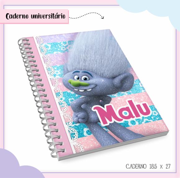 Caderno Universitário - Trolls