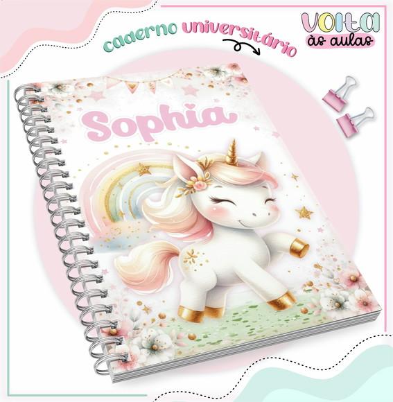 Caderno Universitário - Unicornio 02