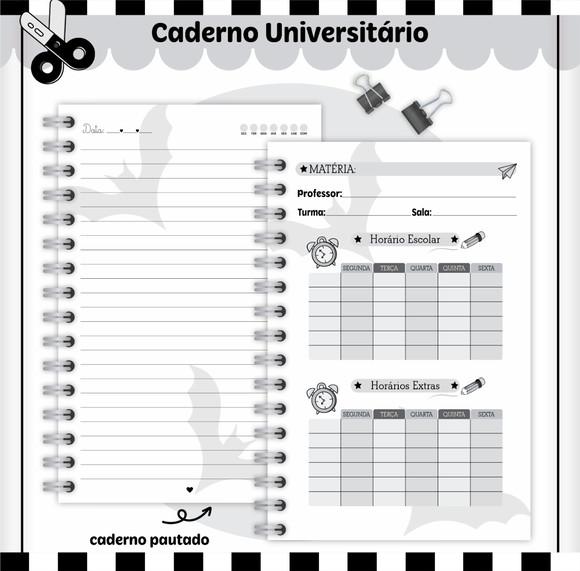 Caderno Universitário - Wandinha