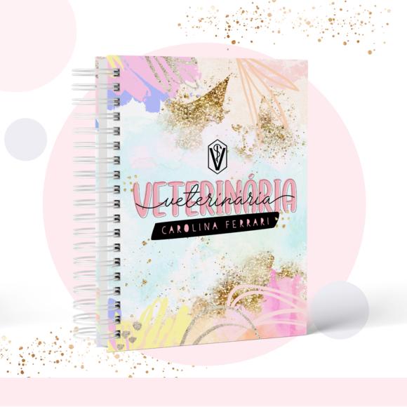 Caderno Universitário - Veterinária (10 matérias)